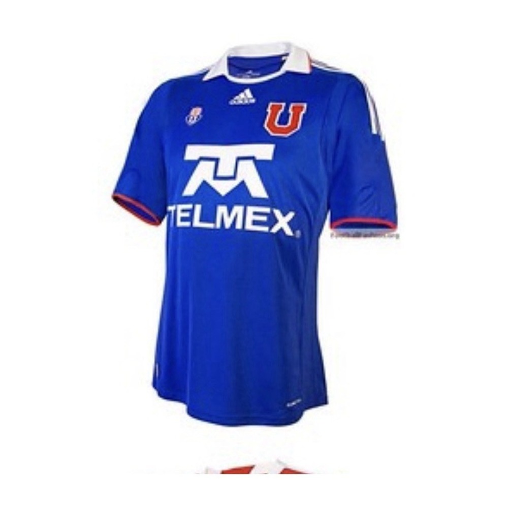 Adidas Universidad De Chile 2010 Home Soccer Football Jersey XL Telemex